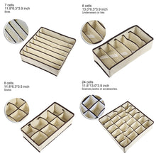 Carica l'immagine nel visualizzatore di Gallery, Armadio divisori pieghevole Storage box cassetto Beige - Ilgrandebazar