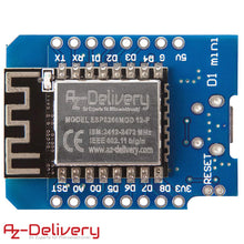 Carica l'immagine nel visualizzatore di Gallery, AZDelivery 3 x D1 mini con NodeMCU ESP8266-12E, 100% compatibile 3x Mini - Ilgrandebazar
