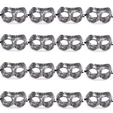 Carica l'immagine nel visualizzatore di Gallery, NFACE Unisex Retro Masquerade Mask Mardi Gras Costume Party Acccessory Nero...