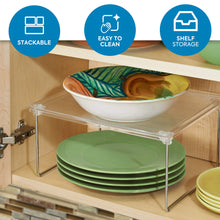 Carica l'immagine nel visualizzatore di Gallery, iDesign Organizer cucina, Piccolo scaffale empty, Trasparente E Argento - Ilgrandebazar