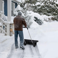 Carica l'immagine nel visualizzatore di Gallery, ORIENTOOLS - Pala da Neve Resistente, Regolabile, con Ruote Steel Handle