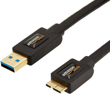 Carica l'immagine nel visualizzatore di Gallery, AmazonBasics - Cavo USB 3.0 A maschio / Micro B (0,9 m)