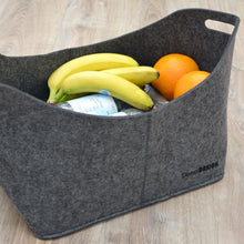 Carica l'immagine nel visualizzatore di Gallery, DuneDesign Borsa di Feltro Artificiale 40x25x30cm per 40x25x30 cm, Grigio - Ilgrandebazar