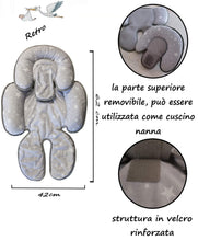 Carica l'immagine nel visualizzatore di Gallery, Riduttore Passeggino Universale per Ovetto Neonato Seggiolone Culla e... - Ilgrandebazar