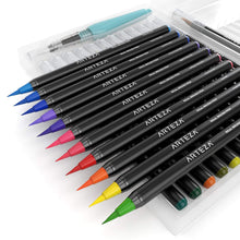 Carica l'immagine nel visualizzatore di Gallery, Arteza Pennarelli Acquerello Professionali, Set da 24 Colori, multicolore - Ilgrandebazar