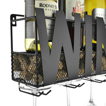 Carica l'immagine nel visualizzatore di Gallery, Thetford Design - Portabottiglie da parete in metallo con 4 supporti per... - Ilgrandebazar