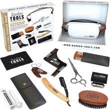 Carica l'immagine nel visualizzatore di Gallery, ✮ BARBER TOOLS ✮ Kit/Set/Cofanetto per la cura e manutenzione della barba e...
