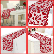 Carica l'immagine nel visualizzatore di Gallery, Kit di Decorazione San Valentino, Runner da tavola a Cuore Rosso e... - Ilgrandebazar
