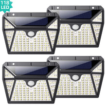 Carica l'immagine nel visualizzatore di Gallery, Lampade Solari Led Esterno,【2020 Ultimi Modelli 118 Bianco