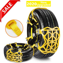 Carica l'immagine nel visualizzatore di Gallery, Qisiewell Catena da Neve Catene Anti-Slittamento per Automobile giallo