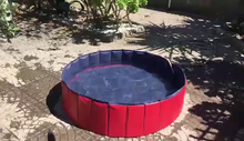 Carica l'immagine nel visualizzatore di Gallery, Femor Piscina per Cani, Gatti, Bagno 160x160x30cm, Rosso