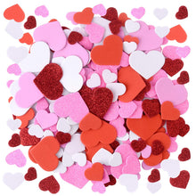 Carica l'immagine nel visualizzatore di Gallery, MIAHART 300 Pezzi Adesivi in   Schiuma a Cuore Glitterati Style 3 - Ilgrandebazar