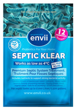 Carica l'immagine nel visualizzatore di Gallery, Envii Septic Klear - Trattamento Fossa Biologica - 12 Pastiglie 12 Tablets - Ilgrandebazar