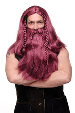 Carica l'immagine nel visualizzatore di Gallery, Wig Me Up - Parrucca E Barba, Intrecciata, Da Uomo, Carnevale,Barbaro,... - Ilgrandebazar