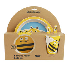 Carica l'immagine nel visualizzatore di Gallery, ORNAMI Servizio in bambù 5-Pezzi per Bambini, Design Ape - Il