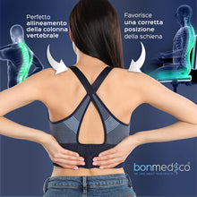 Carica l'immagine nel visualizzatore di Gallery, Bonmedico Cuscino Antidecubito - Cuscino Ortopedico Posturale per Casa, Ufficio e Auto - Rialzo per Sedia Ergonomico in Memory Foam - Supporto Lombar