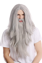 Carica l'immagine nel visualizzatore di Gallery, WIG ME UP ® - PW0210-ZA68E Parrucca &amp; Barba Halloween Carnevale Lunga... - Ilgrandebazar