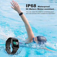Carica l'immagine nel visualizzatore di Gallery, Arbily Fitness Tracker, Smartwatch con Touchscreen Completo per Donna Nero - Ilgrandebazar