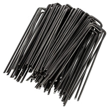 Carica l'immagine nel visualizzatore di Gallery, GardenMate 100x Picchetti di Ancoraggio Lunghi 150mm e 100 Picchetti, black