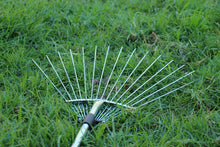 Carica l'immagine nel visualizzatore di Gallery, TABOR TOOLS J16E Rastrello Per Foglie Da Giardino Regolabile 80-160cm con...