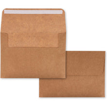 Carica l'immagine nel visualizzatore di Gallery, Confezione da 50 buste quadrate in carta kraft con linguetta, brown - Ilgrandebazar