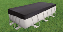 Carica l'immagine nel visualizzatore di Gallery, bestway- Flowclear PVC-Abdeckplane 396x185 cm, Grau, für Power Multicolore