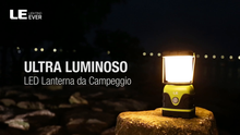 Carica l'immagine nel visualizzatore di Gallery, LE Lanterna da Campeggio LED 1000lumen Impermeabile, 4 Modalità di...