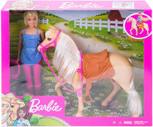 Carica l'immagine nel visualizzatore di Gallery, Barbie Bambola con Cavallo e Accessori, Multicolore, 3+ Anni, FXH13