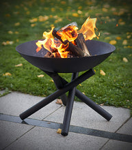 Carica l'immagine nel visualizzatore di Gallery, Gartenfreude Home Design - Braciere da Giardino, 50 x 50 x 35 cm, Nero