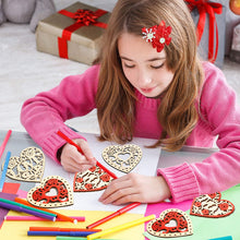 Carica l'immagine nel visualizzatore di Gallery, 60 Pezzi Ornamenti di Cuore per San Valentino in Legno... - Ilgrandebazar