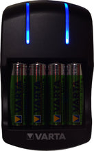 Carica l'immagine nel visualizzatore di Gallery, Varta Plug Charger Caricabatterie per 4 AA/AAA, Include 4 Pile - Ilgrandebazar