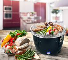 Carica l'immagine nel visualizzatore di Gallery, Durandal Barbecue Portatile ventilato Carbone casa o Campeggio nero - Ilgrandebazar