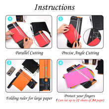 Carica l'immagine nel visualizzatore di Gallery, LETION Taglierina titanio scrapbooking con sicura automatica per Nero, Black - Ilgrandebazar