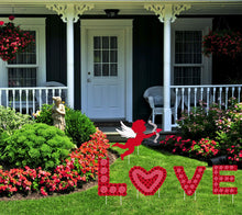 Carica l'immagine nel visualizzatore di Gallery, 5 pz Cartelli da Giardino con Pali per San Valentino Decorazioni da... - Ilgrandebazar