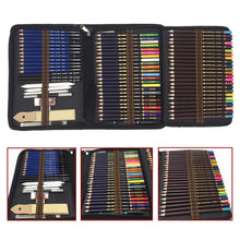 Carica l'immagine nel visualizzatore di Gallery, Matite di Disegno Artistico, 72 Kit da schizzo e Colorate di... - Ilgrandebazar