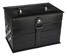 Carica l'immagine nel visualizzatore di Gallery, BriConti, Valigetta trucchi, Beauty Case, colore: Nero - Ilgrandebazar