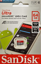 Carica l'immagine nel visualizzatore di Gallery, SanDisk Ultra Scheda di Memoria MicroSDXC da 64 GB e 64 GB, Grigio, Rosso