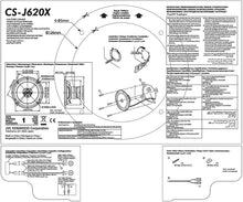 Carica l'immagine nel visualizzatore di Gallery, Jvc CS-J620X Altoparlante Auto