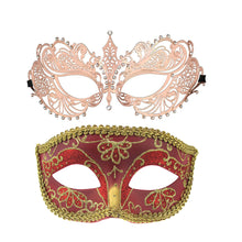 Carica l'immagine nel visualizzatore di Gallery, Maschera mascherata da coppia, corazzata Costumi veneziani Maschera... - Ilgrandebazar