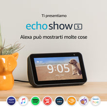 Carica l'immagine nel visualizzatore di Gallery, Echo Show 5 - Schermo compatto e intelligente con Alexa, Nero - Ilgrandebazar