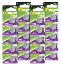Carica l'immagine nel visualizzatore di Gallery, GP Batteries CR2032 - Confezione da 20 Batterie a Bottone al Litio 2032 da... - Ilgrandebazar