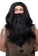 Carica l'immagine nel visualizzatore di Gallery, Wig Me Up - Parrucca E Barba, Intrecciata, Da Uomo, Carnevale,Barbaro,... - Ilgrandebazar
