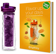 Carica l'immagine nel visualizzatore di Gallery, Hydracy Bottiglia con Infusore per Acqua Aromatizzata alla Frutta Porpora - Ilgrandebazar
