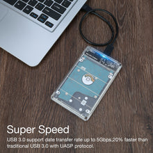 Carica l'immagine nel visualizzatore di Gallery, POSUGEAR Case Esterno per Disco Rigido 2.5", USB 3.0 con UASP, Enclosure...