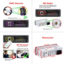 Carica l'immagine nel visualizzatore di Gallery, X-REAKO Autoradio Bluetooth Stereo da auto Radio Supporto Lettore MP3...