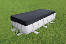Carica l'immagine nel visualizzatore di Gallery, bestway- Flowclear PVC-Abdeckplane 396x185 cm, Grau, für Power Multicolore