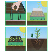 Carica l'immagine nel visualizzatore di Gallery, com-four® 4x serra per piante in crescita - set di 04 pezzi - serre camera - Ilgrandebazar