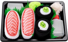 Carica l'immagine nel visualizzatore di Gallery, Rainbow Socks - Donna Uomo Calzini Sushi Salmone Cetriolo Maki - 2 Paia
