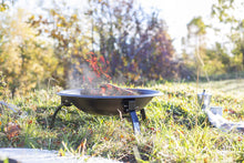 Carica l'immagine nel visualizzatore di Gallery, La Hacienda Firebowl BBQ Barbeque with Folding Legs And Carry Bag for Black - Ilgrandebazar