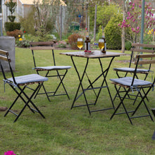 Carica l'immagine nel visualizzatore di Gallery, Relaxdays 10020638_111 Set 4 Cuscini per Sedia 38x38x2 cm, Antracite